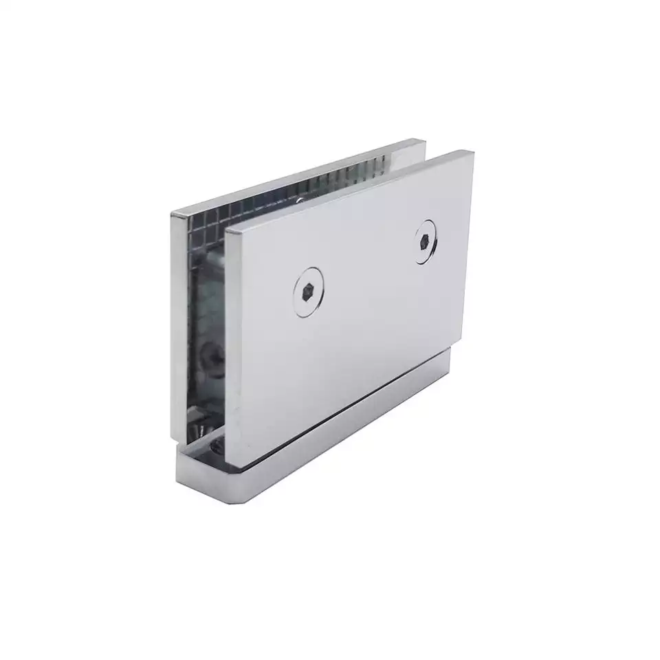 Satin Chrome 360 degree shower door pivot hinges glass door hinge-Rm Clip Hardware, China Factory, Supplier, Manufacturer